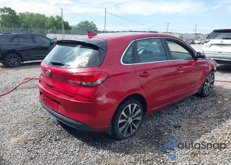 2018 Hyundai Elantra Gt from USA, damaged, VIN KMHH35LE1JU030676